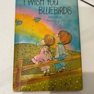 Vintage I Wish You Bluebirds Mary Alice Loberg Hallmark